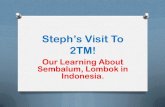 Steph’s visit to 2 tm!