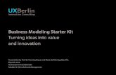 Business Modeling Starter Kit UxBerlin