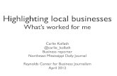 Highlighting Local Businesses - Carlie Kollath (Fort Worth)