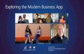 Exploring The Modern Business App, Microsoft