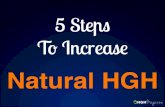 5 Steps To Increase Natural HGH Production