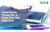 Global Brands Choose SDL to Power Their Web Experience