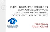 Clean room procedure in software development