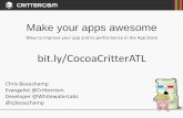 Make apps more awesome! - CocoaConf Atlanta '14