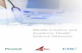 Wealth creation and academic health science networks emc aridhia and pivotal  0