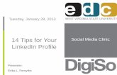 Social Media: 14 Tips for Your LinkedIn Profile