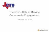 The cto’s role in driving community engagement 10 22-14