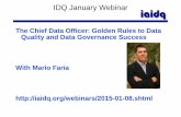 The Chief Data Officer Golden Rules to Data Quality and Data Governance Success