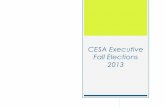 CESA Executive Fall Elections 2013