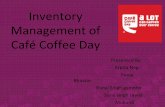 Inventory management of cafe coffee day chain