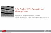 A systematic approach to pci compliance using rsa archer