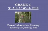 Parent Info Evening