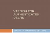 Александр Шуменко - Varnish for authenticated users