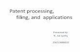 Patent processing & filling