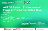 E-flows Yellow River (downstream) pilot