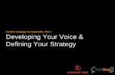 NTEN Content Strategy Part II:  Developing Your Voice and Defining Your Strategy