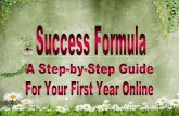 Online Startup Success Formula for Your First Year