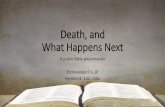 Death and What Happens Next: the Bible's Honest Answer
