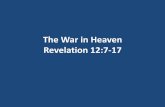 Revelation ~ Lesson 32 ~ The War in Heaven