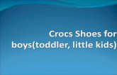 Crocs shoes for boys(toddler, little kids)