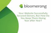 Your Website Successfully Secured Donors, But How Do You Keep Them Giving Year after Year?