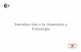 Introduccion a la anatoma y fisiologia
