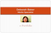Deborah Baker e-Portfolio