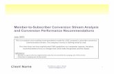 Guest Member-to-Subscriber Conversion Stream Analysis & Recommendations