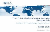 IDC, the third platform and a security perspective Latam, Cisco Live 2014