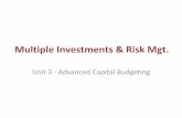 SF_7 UNIT 3  Multiple Investments & Risk Mgt