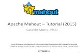 Mahout Tutorial and Hands-on (version 2015)