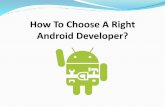 Android application specialist