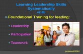 Learning Leadership Skills Systematically