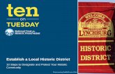 [10 on Tuesday] 10 Steps to Establish a Local Historic District