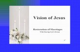 Vision of Jesus Bringing Restoration To Marriages