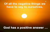 Are you feeling negative