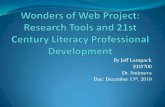 Wonders of Web Project:  Research Tools