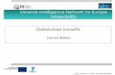Minerals4EU - Stakeholder Benefits