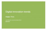 H. trim, fresh minds   digital innovation trends