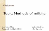 Methods of milking