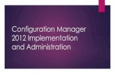 Configuration manager