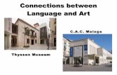 Connections between Language and Art