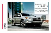 2012 Toyota Rav4 at Jerry's Toyota in Baltimore, Maryland