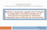 Medidas y Aspectos Legales para Proteger la Integridad y Confidencialidad de la Información Contenida en Sistemas Integrados para el Manejo de Documentos