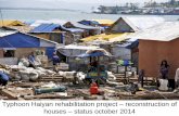 Typhoon Haiyan  Rehabilitation Project - October 2014