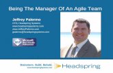 Presentation 7-7-09: Managing an Agile Team