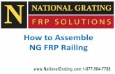 How to Assemble Fiberglass Railing