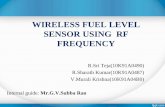 Wireless fuel level sensor using rfid