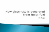 How electricity is generated from fossil fuel