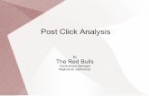 Thoughts on Post Click Analysis